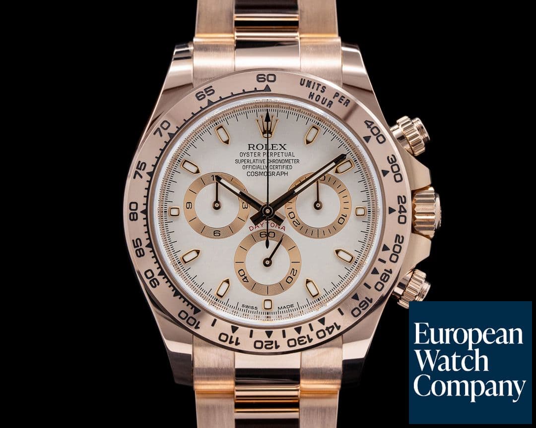 Image of Rolex Daytona 116505 Everose Gold Ivory Dial 2020