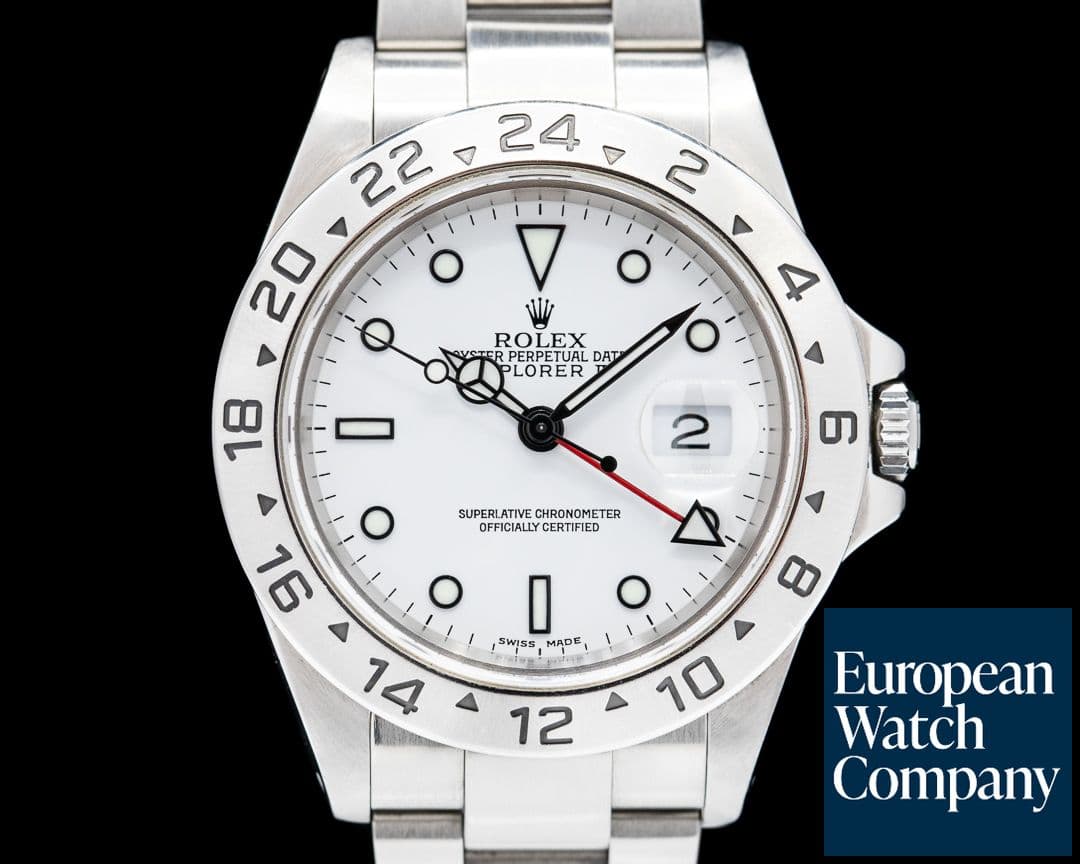 Image of Rolex Explorer II 16570 White Dial Complete