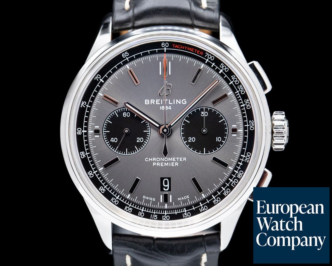 Image of Breitling Premier B01 Chronograph Grey Dial 42 SS