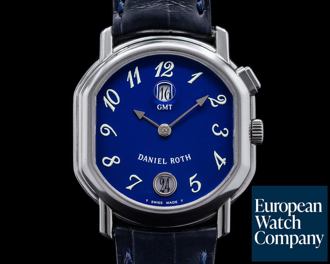 Image of Daniel Roth GMT Blue Dial Breguet Numerals