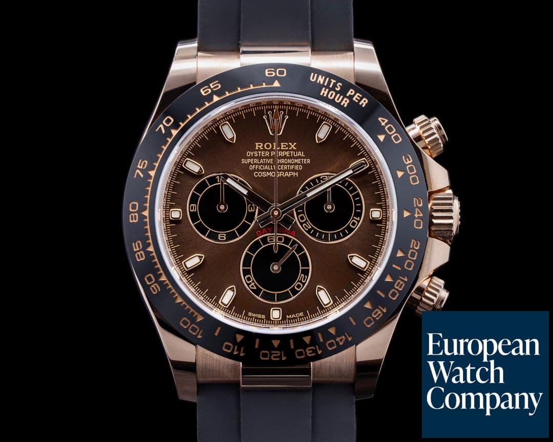 Image of Rolex Cosmograph Daytona 116515LN 18K RG Oysterflex CHOCOLATE 2021