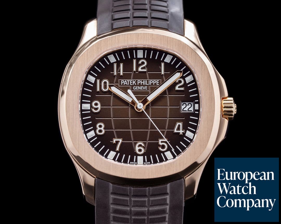 Image of Patek Philippe Aquanaut 18K 5167R Rose Gold / Brown Dial 
