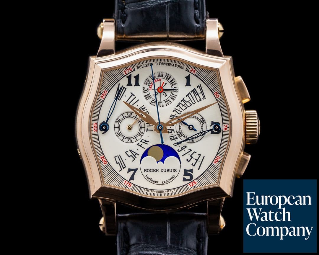Image of Roger Dubuis Sympathie S37 18K Rose Gold Perpetual Calendar NICE