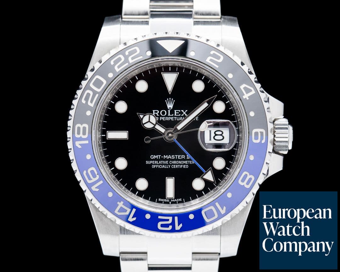 Image of Rolex GMT Master II 116710 Ceramic Batman SS
