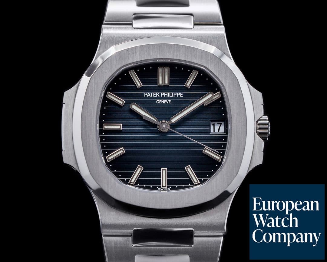Image of Patek Philippe Jumbo Nautilus 5711/1A Blue Dial SS ORIGINAL OWNER