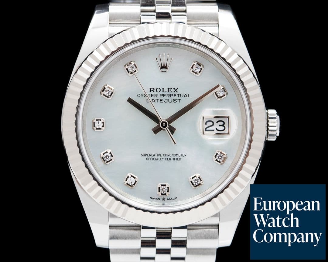Image of Rolex Datejust 41 MOP Diamond Dial SS