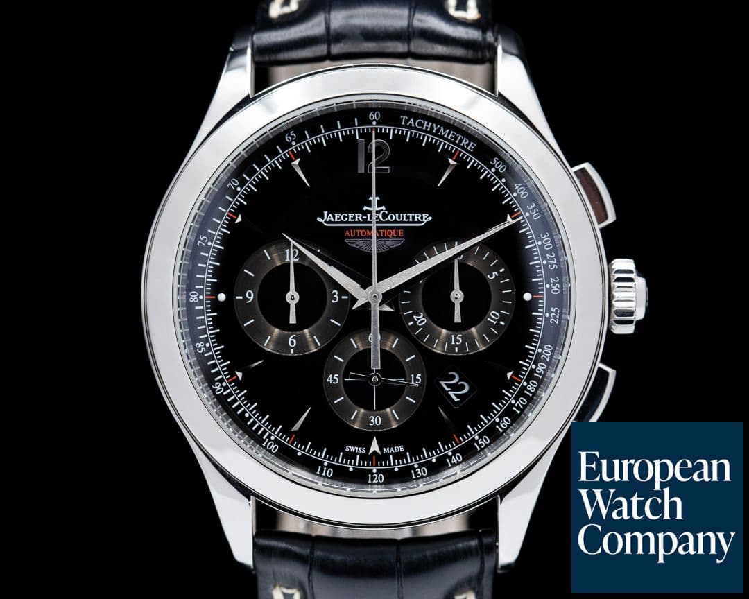 Image of Jaeger LeCoultre Master Chronograph Aston Martin SS Black Dial