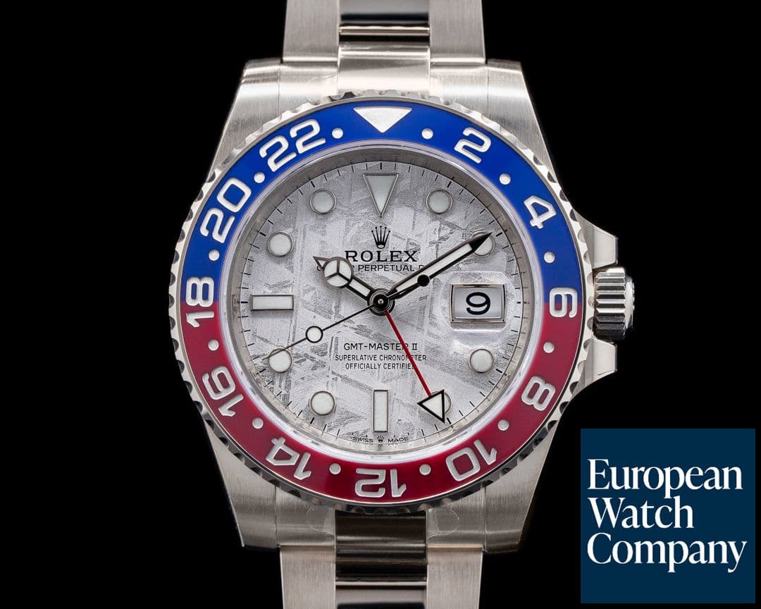 Image of Rolex GMT Master II 126719 Meteorite Ceramic "Pepsi" 18K 2021 UNWORN