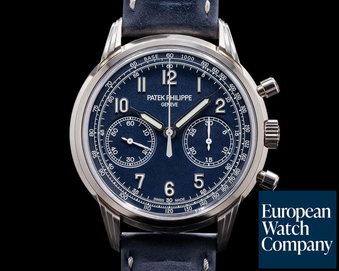 Image of Patek Philippe Chronograph 5172G 18K White Gold Blue Dial 2021
