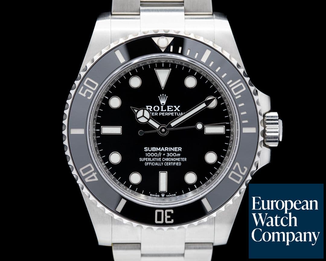 Image of Rolex Submariner 124060 No Date Ceramic Bezel 41MM 2021