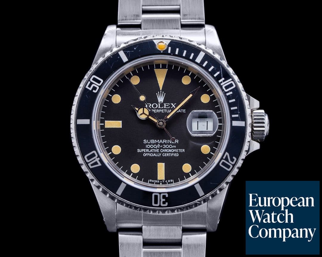 Image of Rolex Submariner 16800 SS Circa 1986 