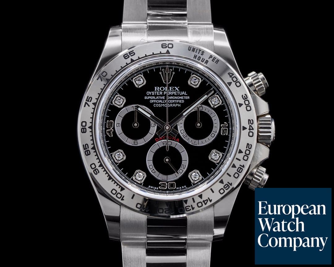 Image of Rolex Daytona 116509 Black Diamond Dial 18K White Gold 2020