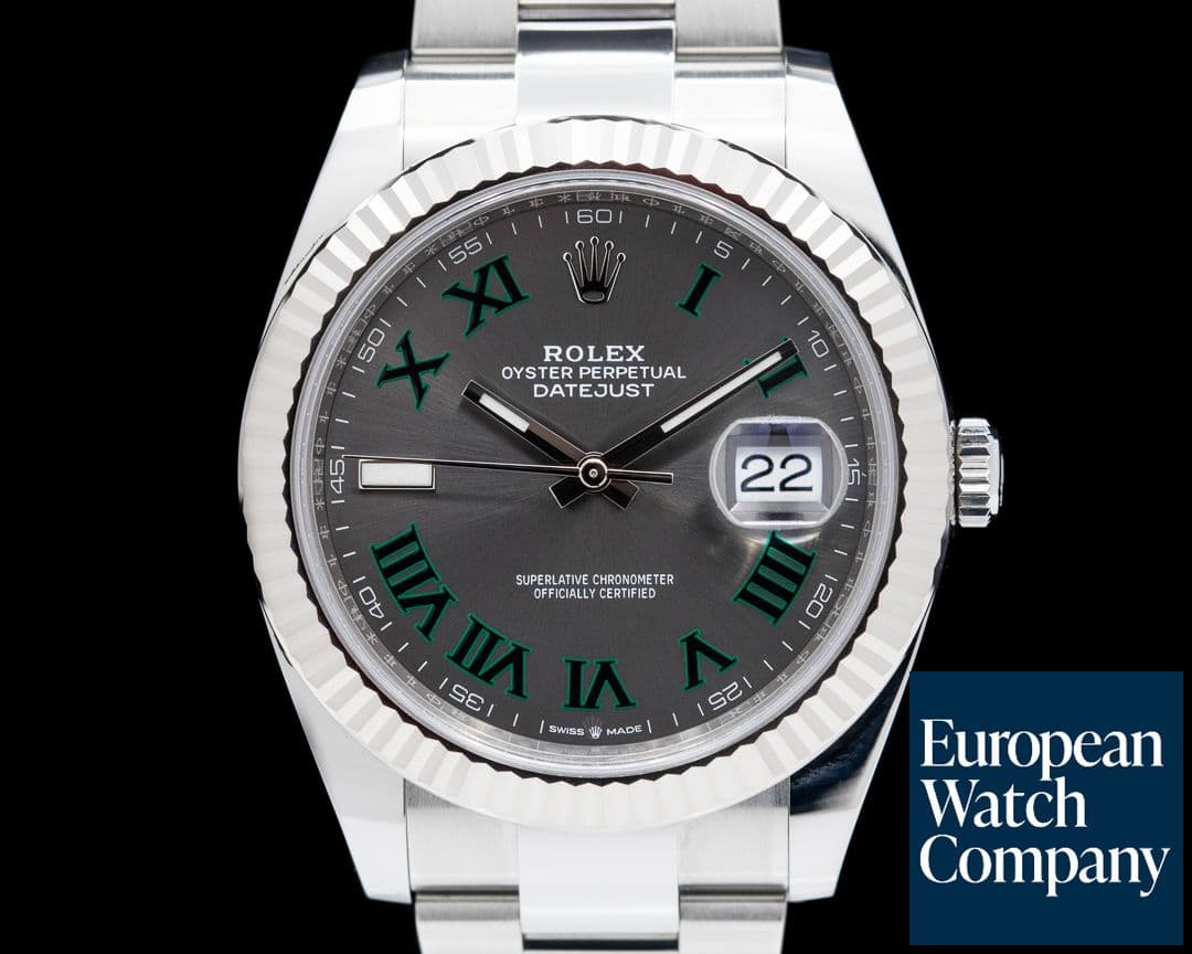 Image of Rolex Datejust 41 Wimbledon Dial Oyster 2019