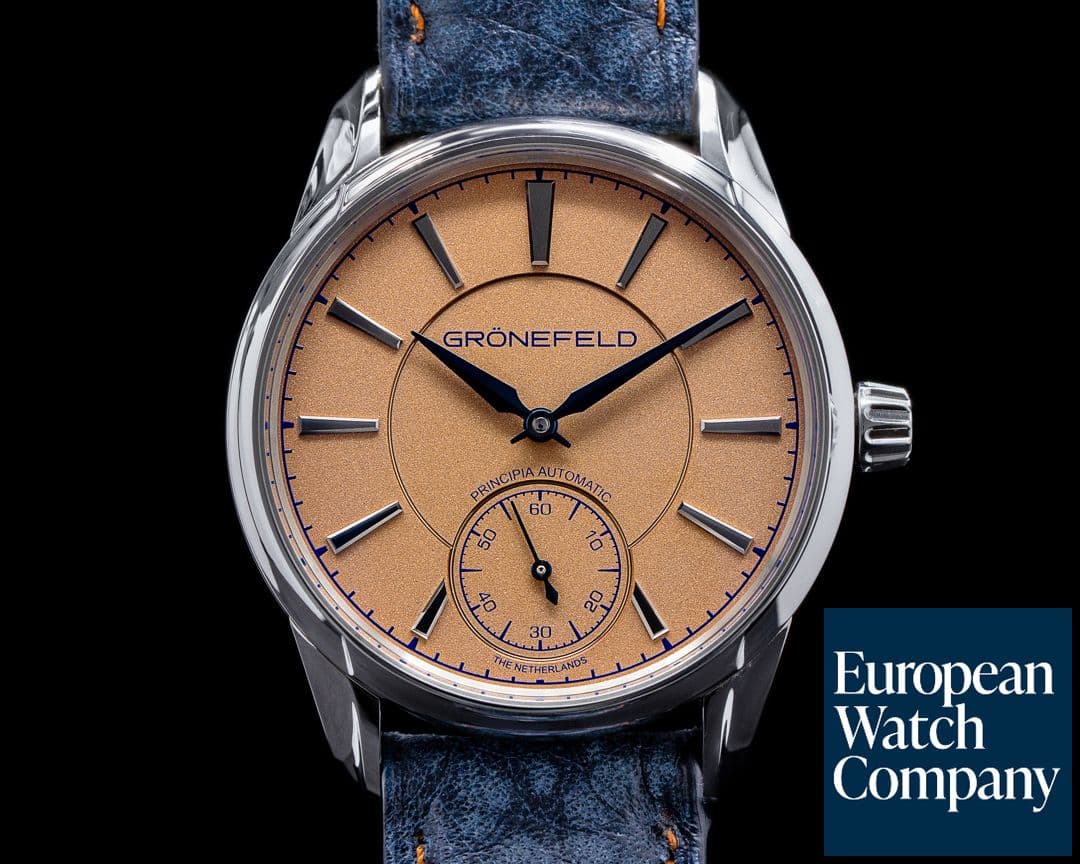 Image of Gronefeld 1941 Principia Automatic Steel Salmon Dial