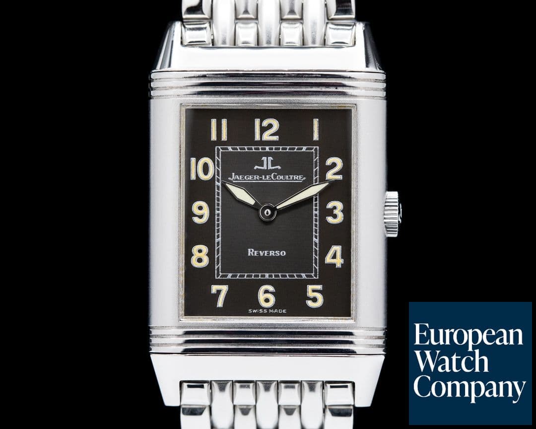 Image of Jaeger LeCoultre Reverso Grande Taille Shadow Black Dial SS / SS