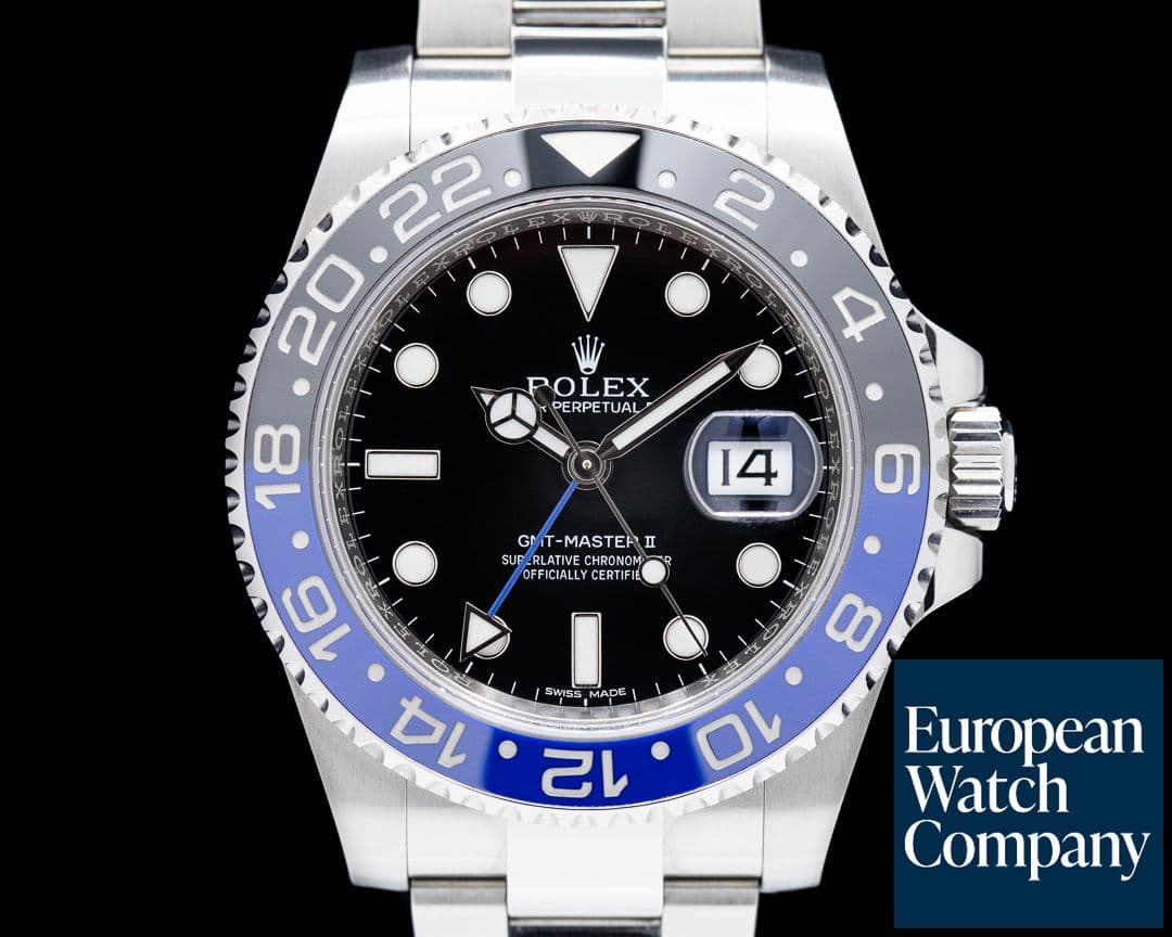 Image of Rolex GMT Master II 116710 Ceramic "Batman" SS 2016