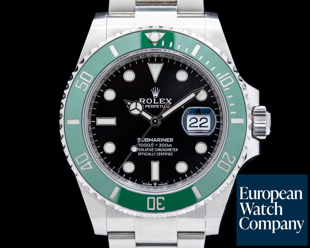 Image of Rolex Submariner Date 126610LV Kermit GREEN Ceramic Bezel 41MM 2021