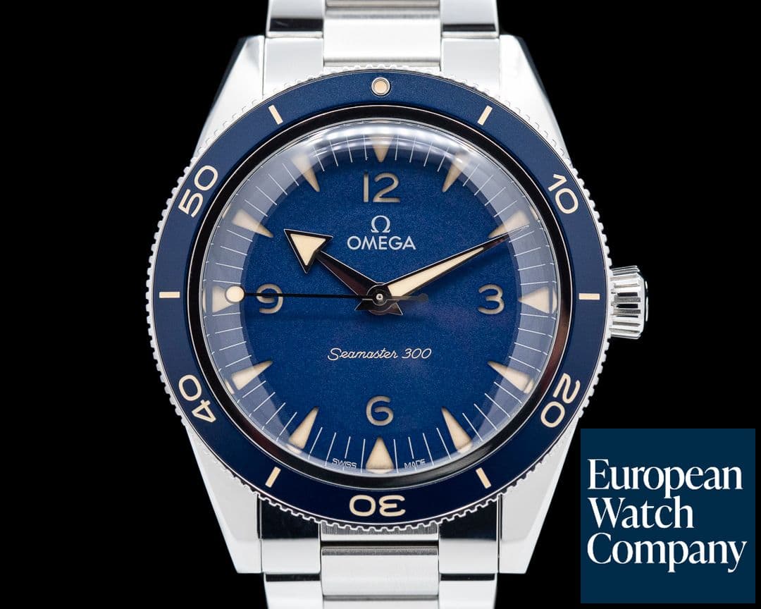 Image of Omega Omega SeaMaster 300M Blue Dial Blue Bezel Co-Axial 41MM 2021