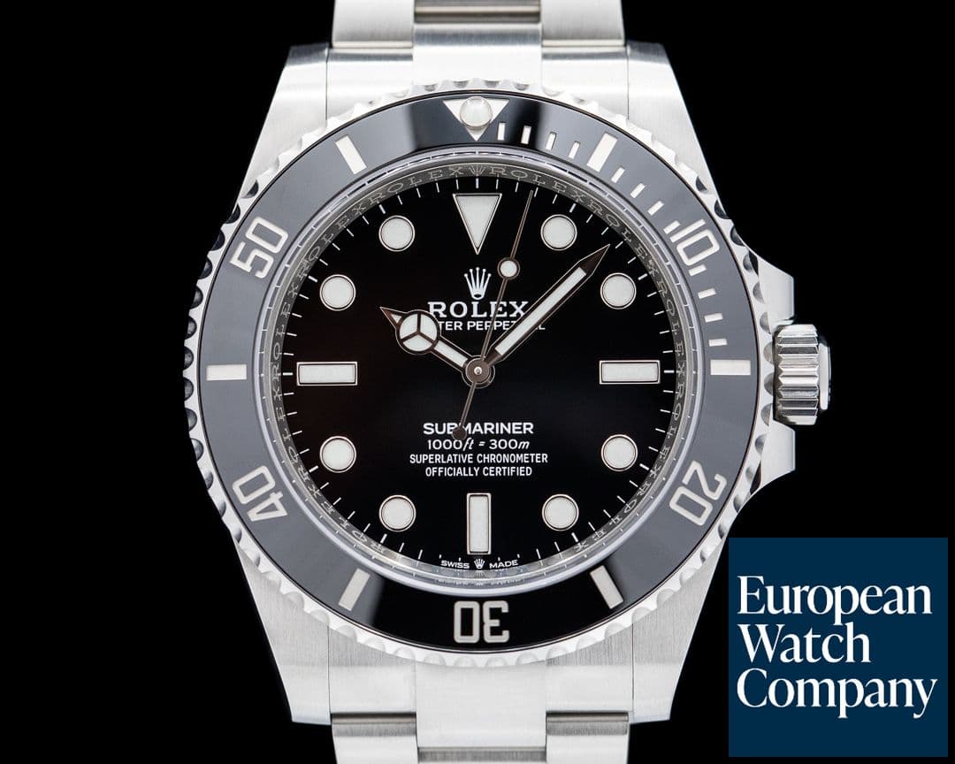 Image of Rolex Submariner 124060 No Date Ceramic Bezel 41MM 2021