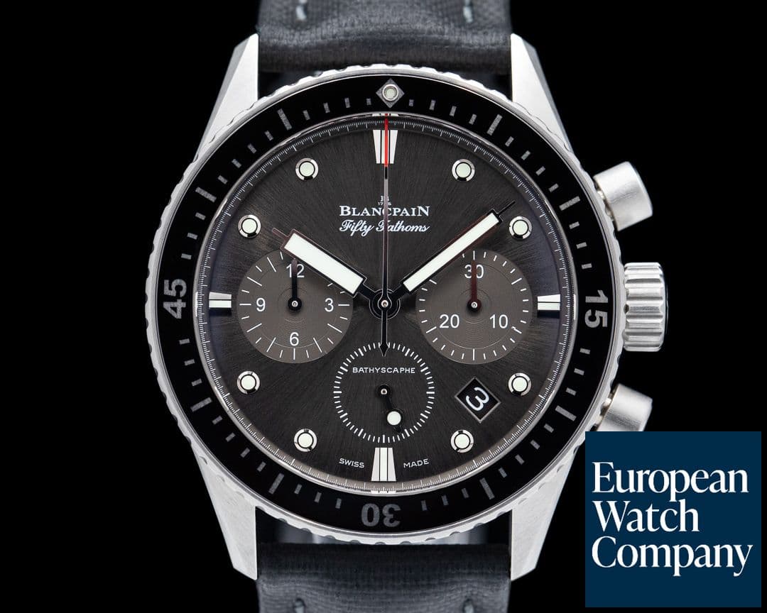 Image of Blancpain Fifty Fathoms Bathyscaphe Flyback Chronograph SS / SS 2021