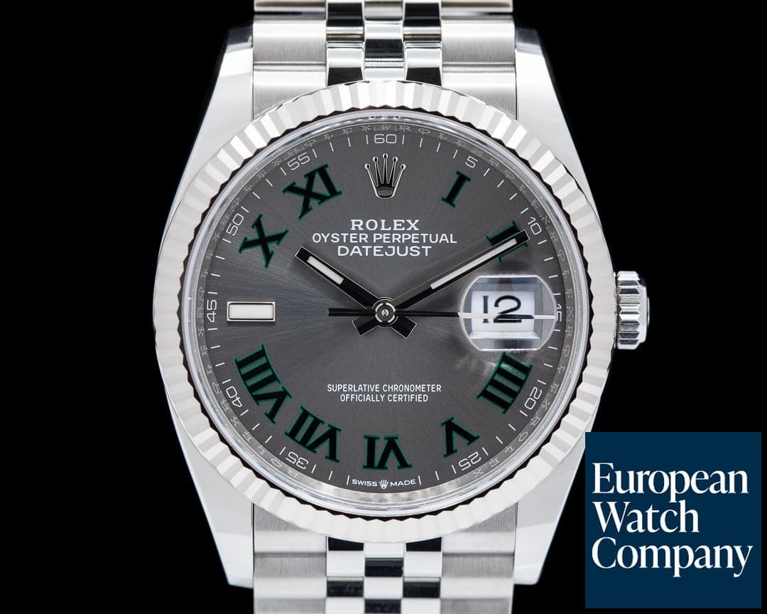 Image of Rolex Datejust  Rhodium "Wimbledon" Dial Oyster 2022