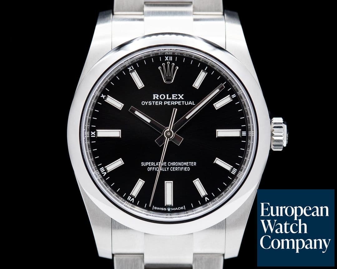 Image of Rolex Oyster Perpetual 124200 34mm SS / Black Dial 2022 UNWORN
