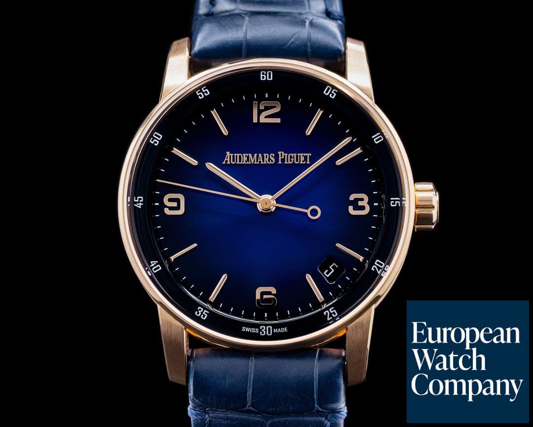 Image of Audemars Piguet Code 11:59 Automatic 18k Rose Gold / Blue Dial