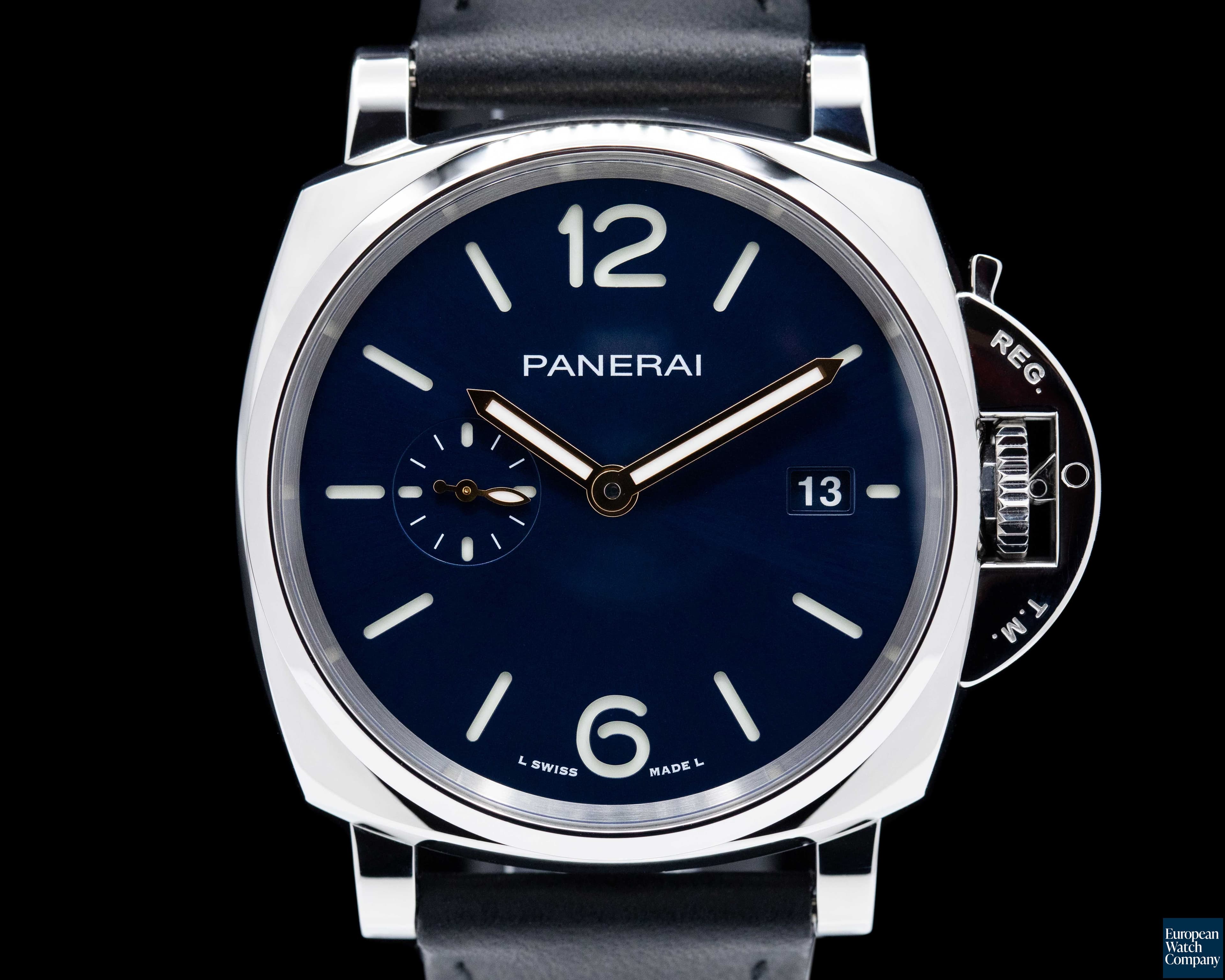 Image of Panerai Luminor Due 3 Days Stainless Steel Blue Dial 2022