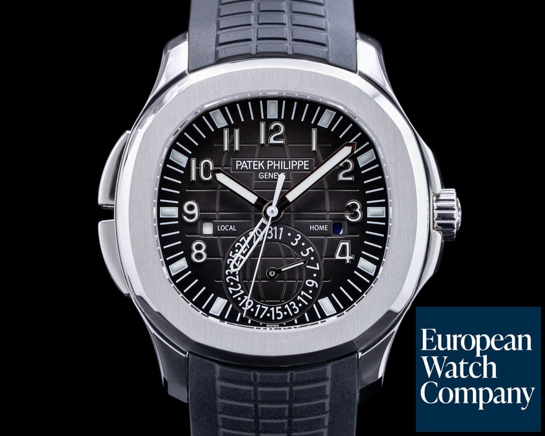 Image of Patek Philippe Aquanaut 5164A Travel Time SS / Rubber 