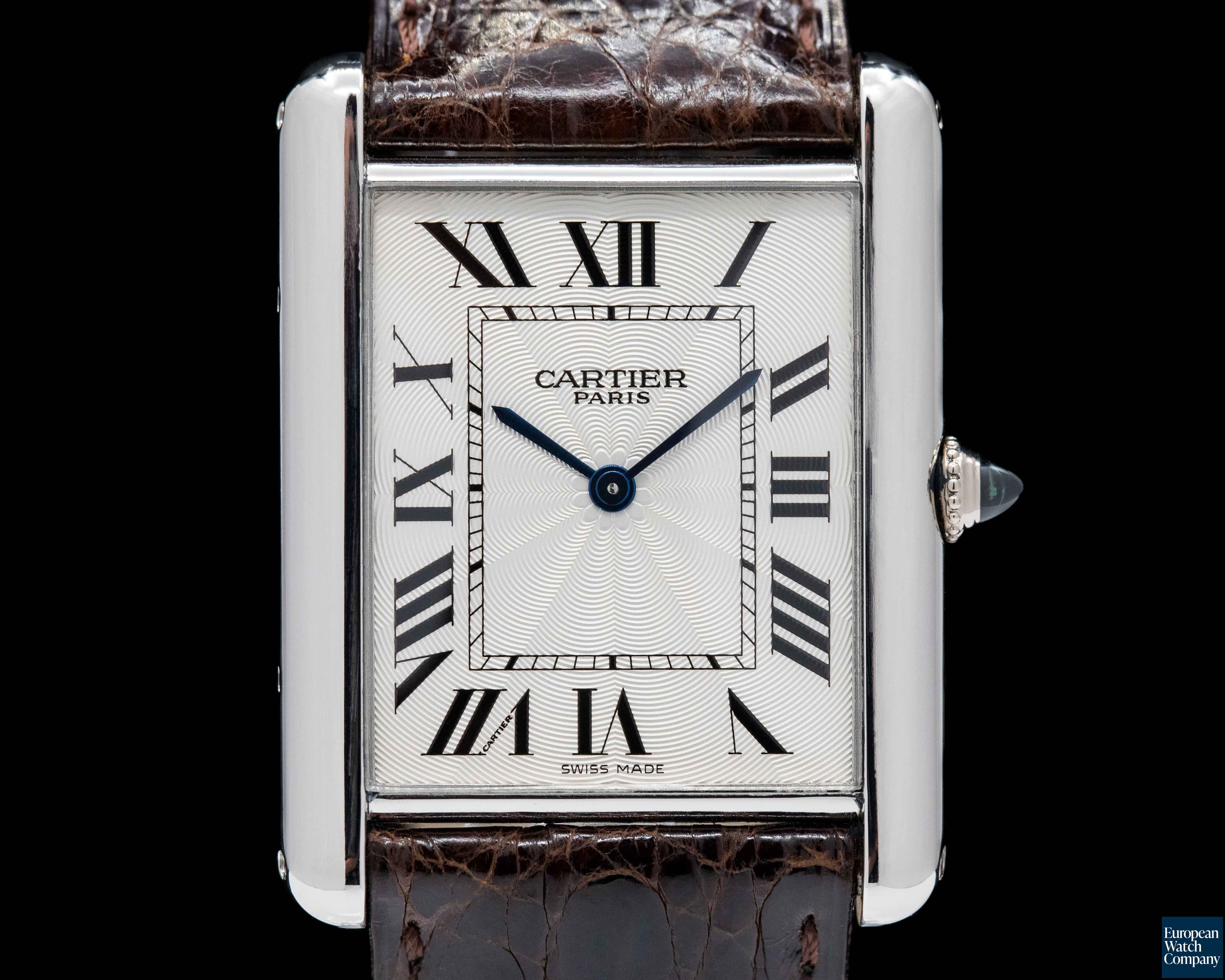 Image of Cartier Privee Collection Tank XL CPCP 2915 Platinum RARE