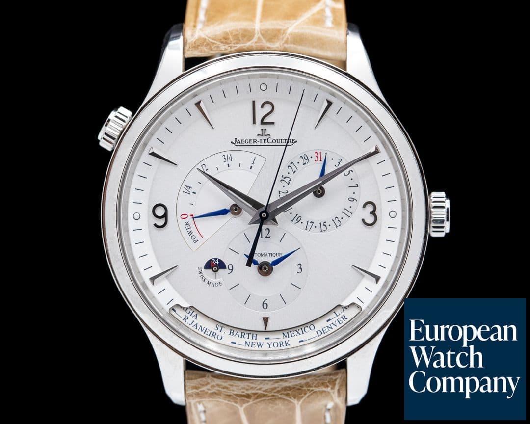Image of Jaeger LeCoultre Master Control Geographic SS Silver Dial Unworn