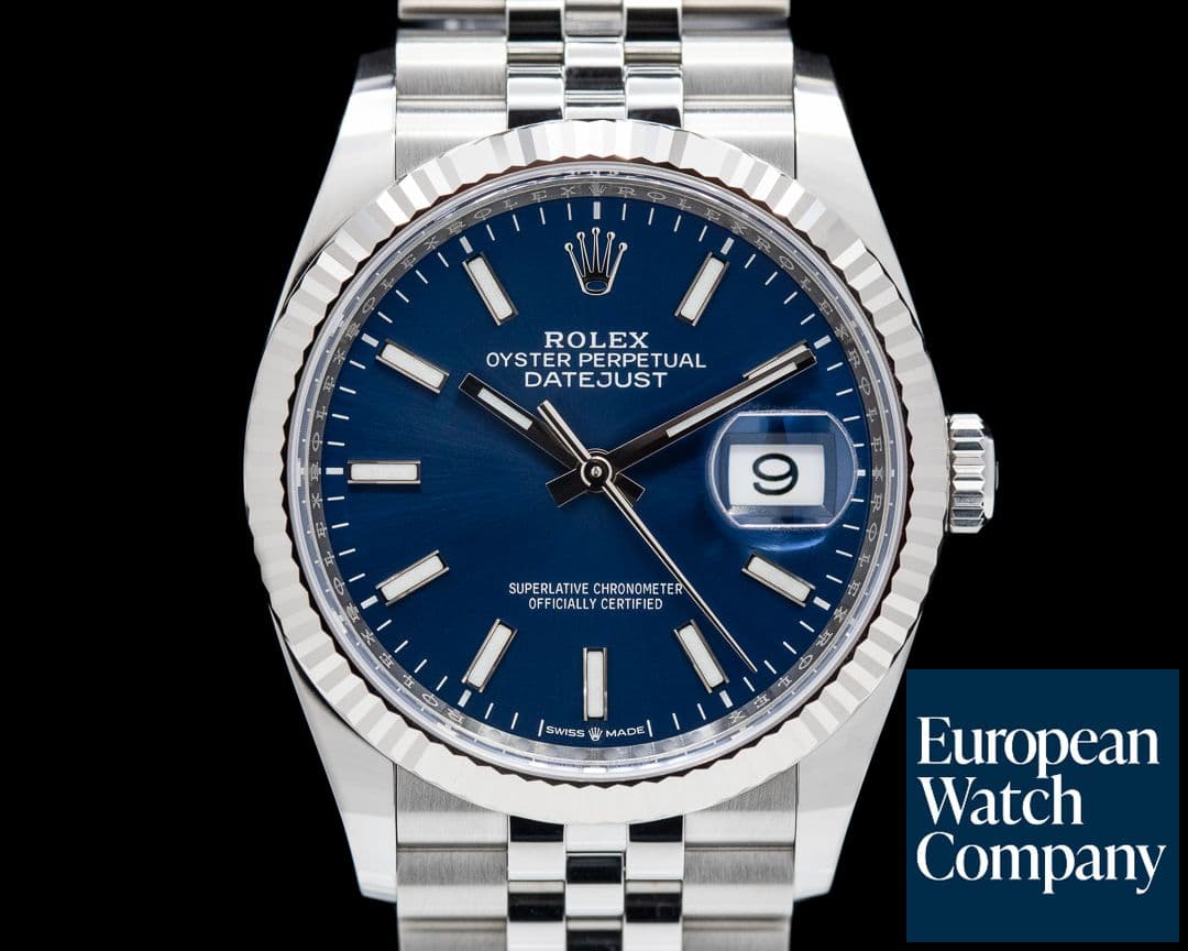 Image of Rolex Datejust Blue Stick Dial / Jubilee Bracelet 2022