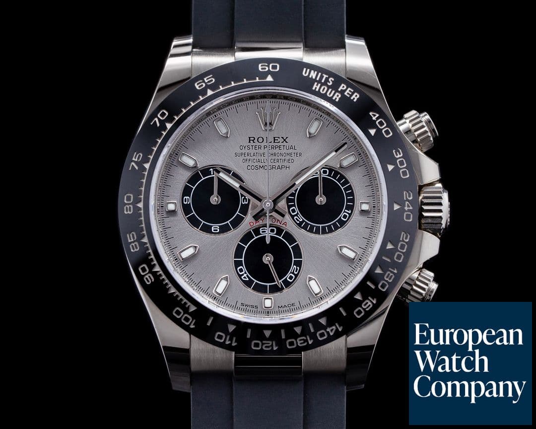Image of Rolex Daytona 116519 18K White Gold Ceramic Oysterflex Silver Dial 2021