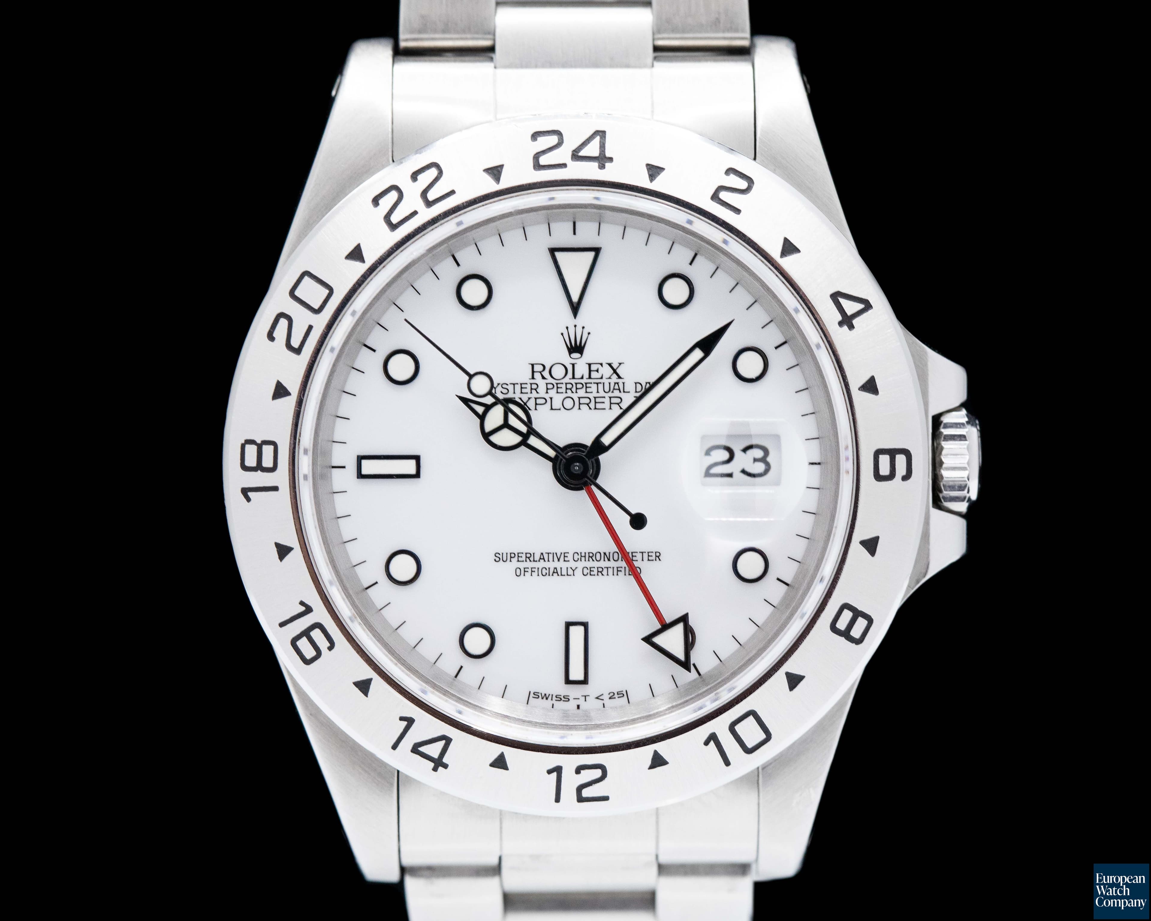 Image of Rolex Explorer II "Polar" 16570 White Dial SS 