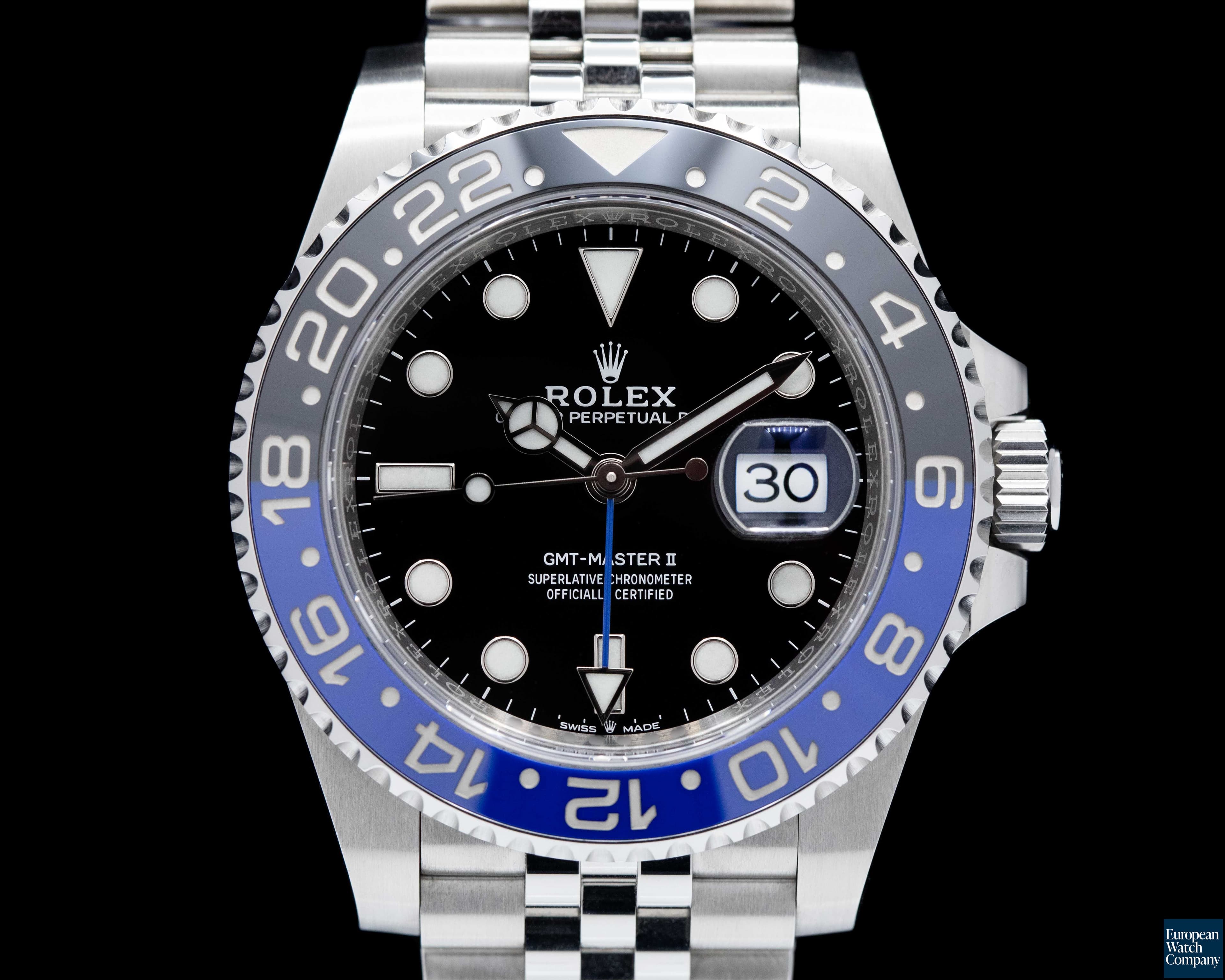 Image of Rolex GMT Master II 126710 Ceramic "Batman" SS  