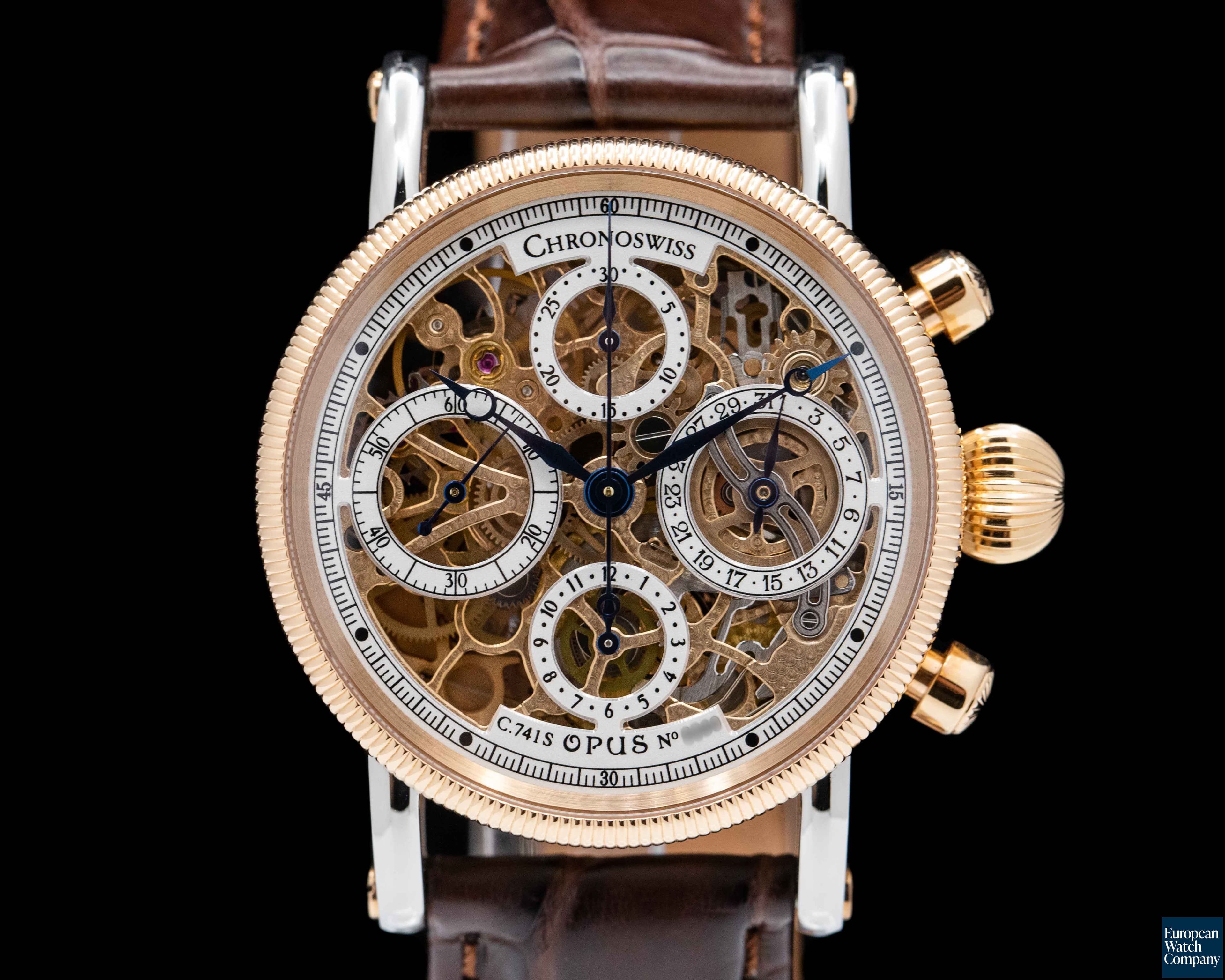 Image of Chronoswiss Opus Chronograph SS / 18K RG 