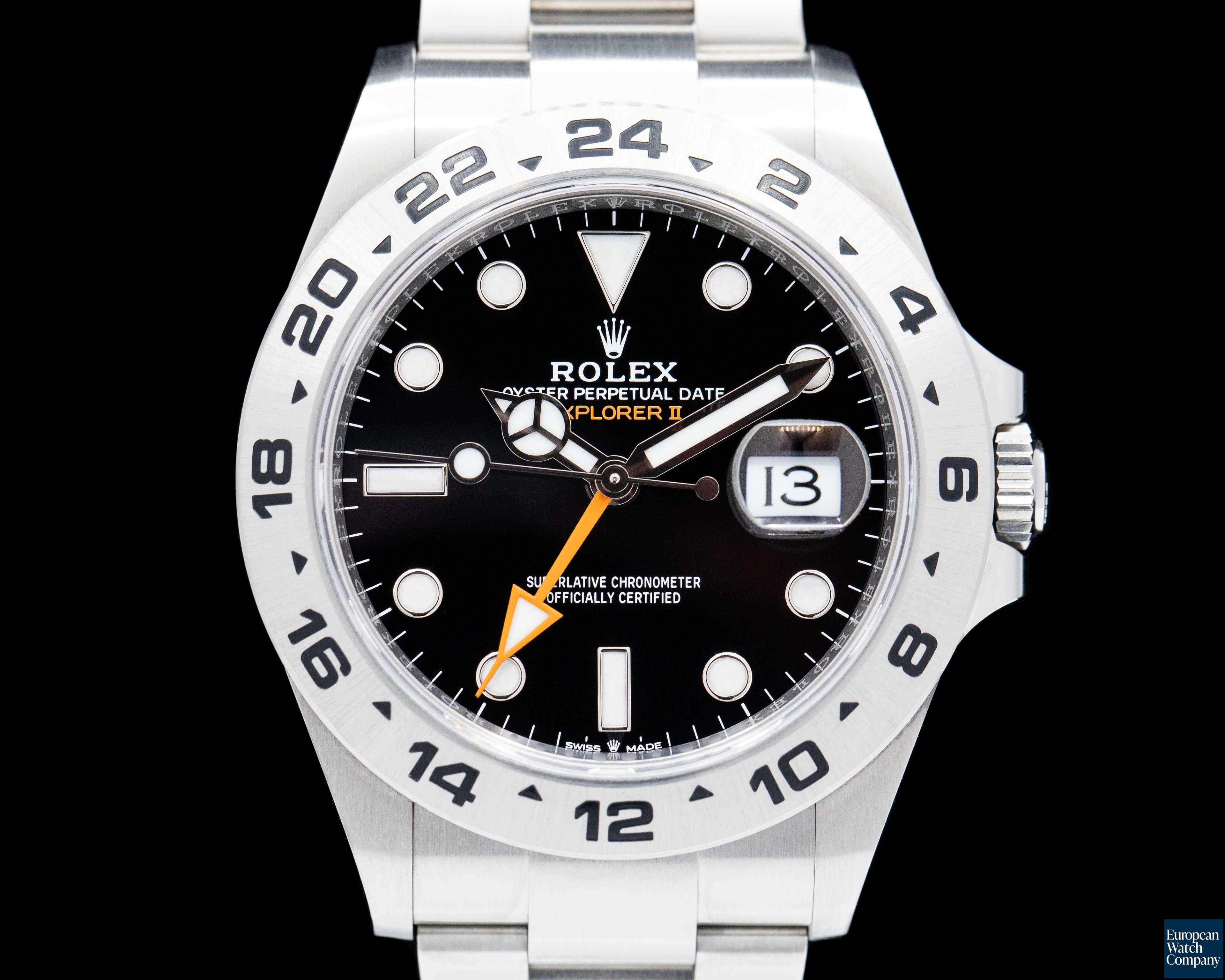 Image of Rolex Explorer II Black Dial SS 2021