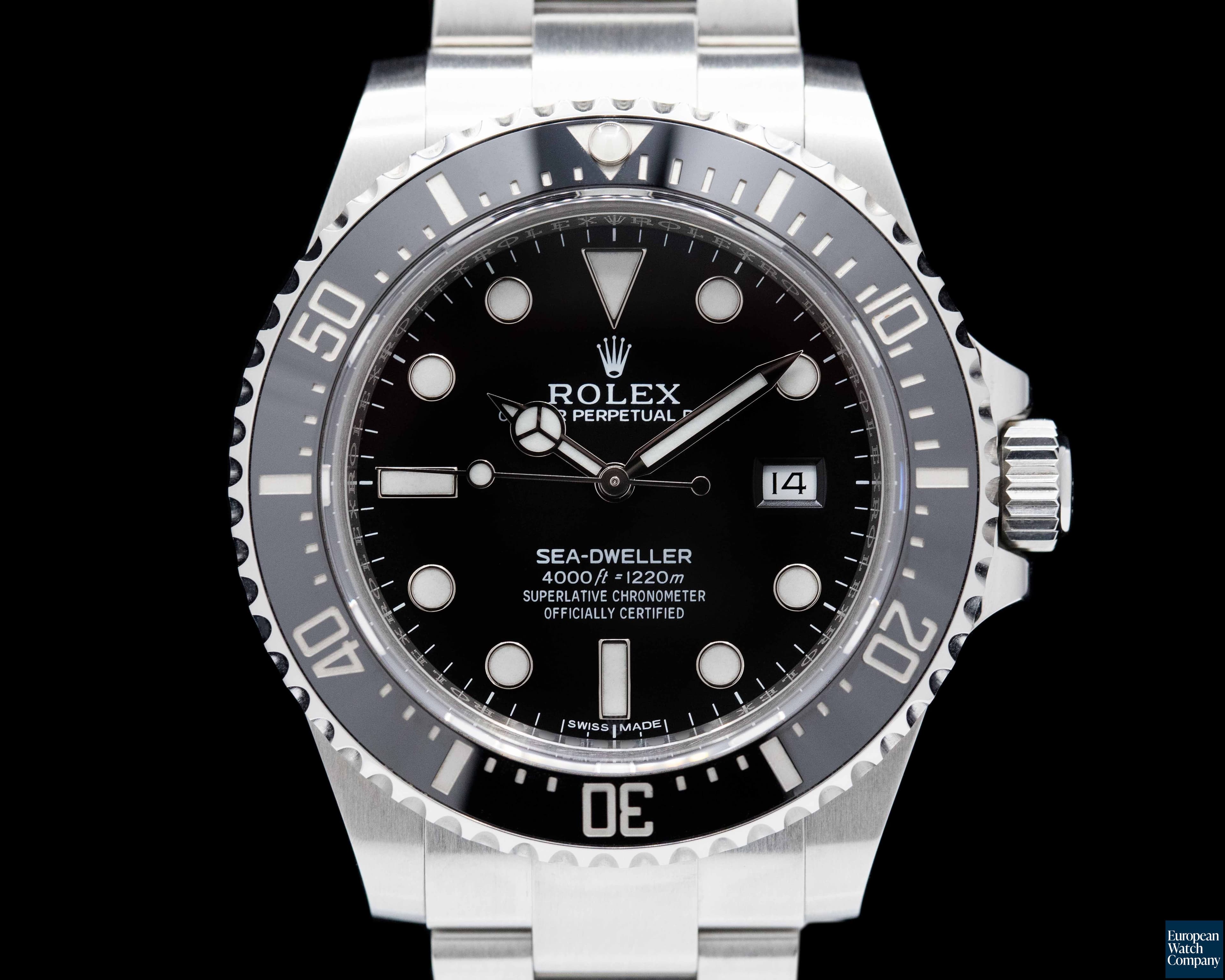 Image of Rolex Sea Dweller 4000 116600 SS DISCONTINUED FULL SET 2018