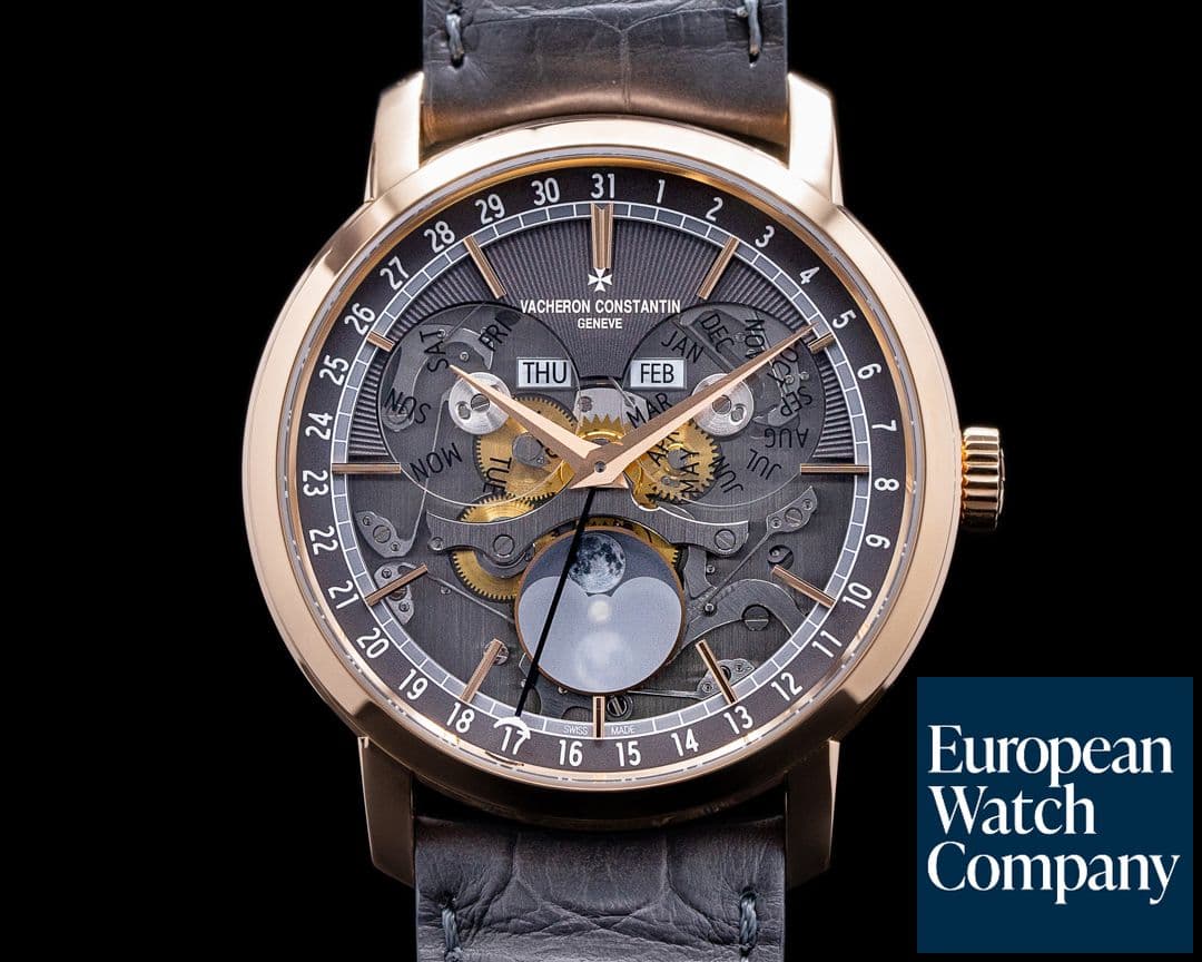 Image of Vacheron Constantin Traditionnelle Complete Calendar Openface 18K Rose Gold 