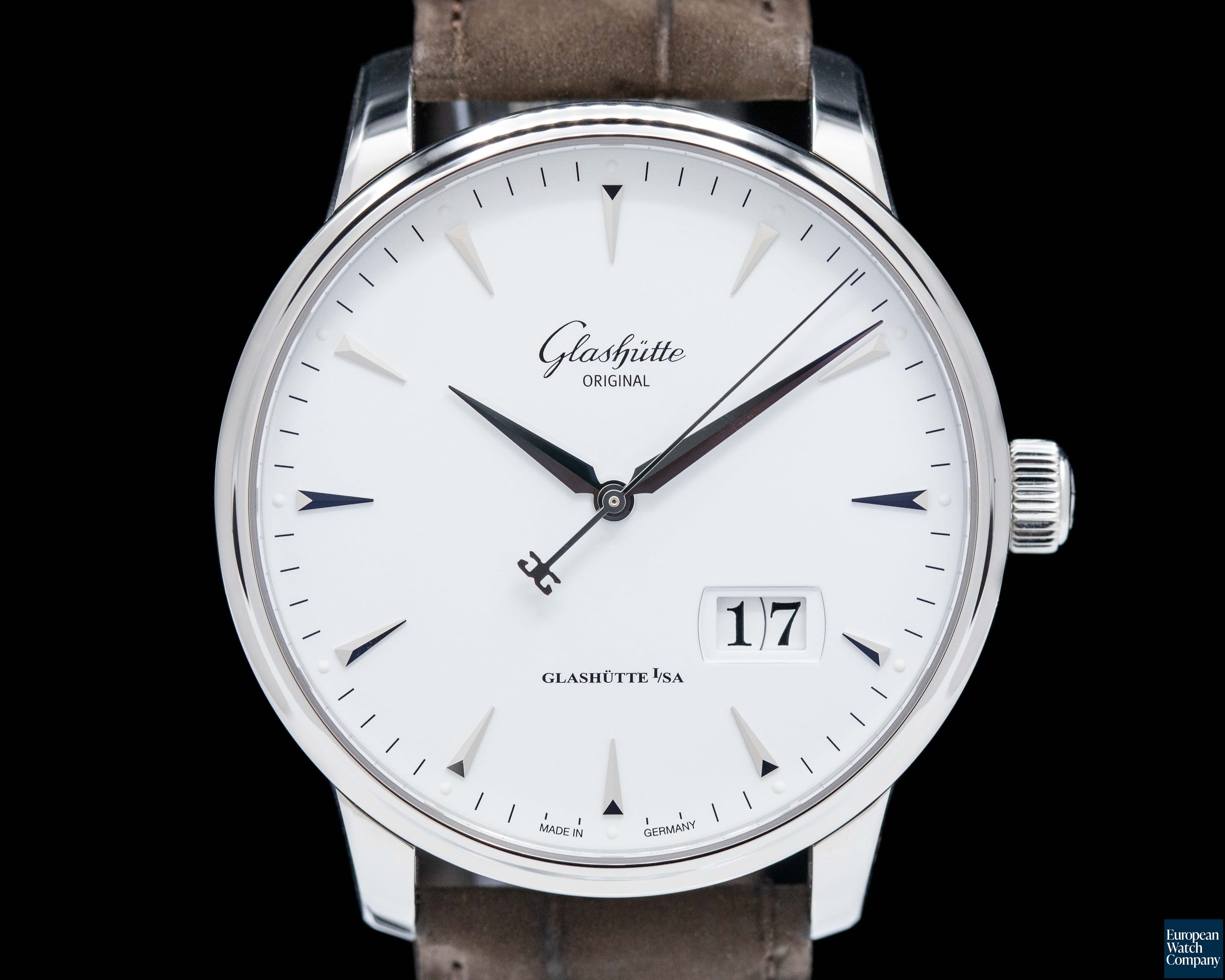 Image of Glashutte Original Senator Excellence Panorama Date SS UNWORN
