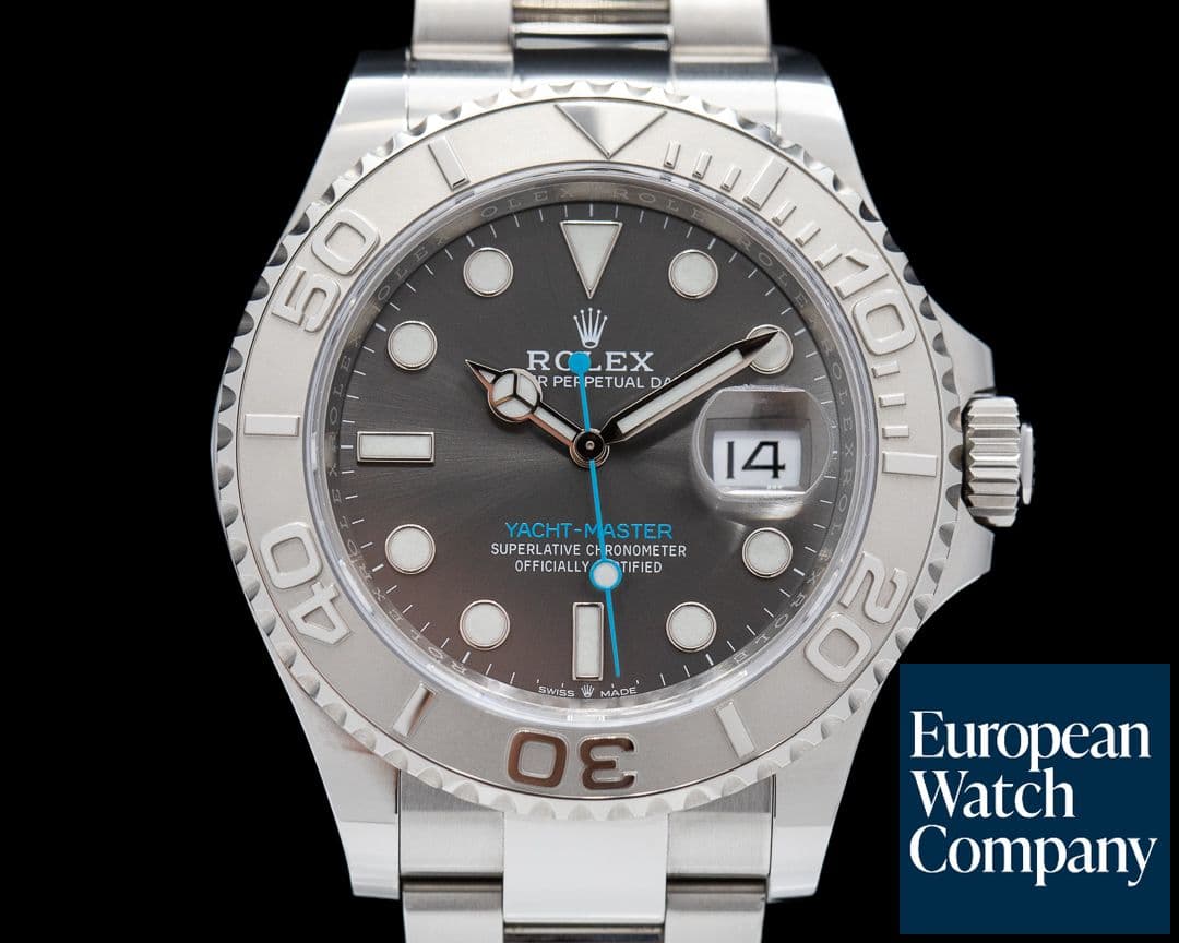 Image of Rolex Yacht Master SS Dark Rhodium Dial / Platinum Bezel 2022