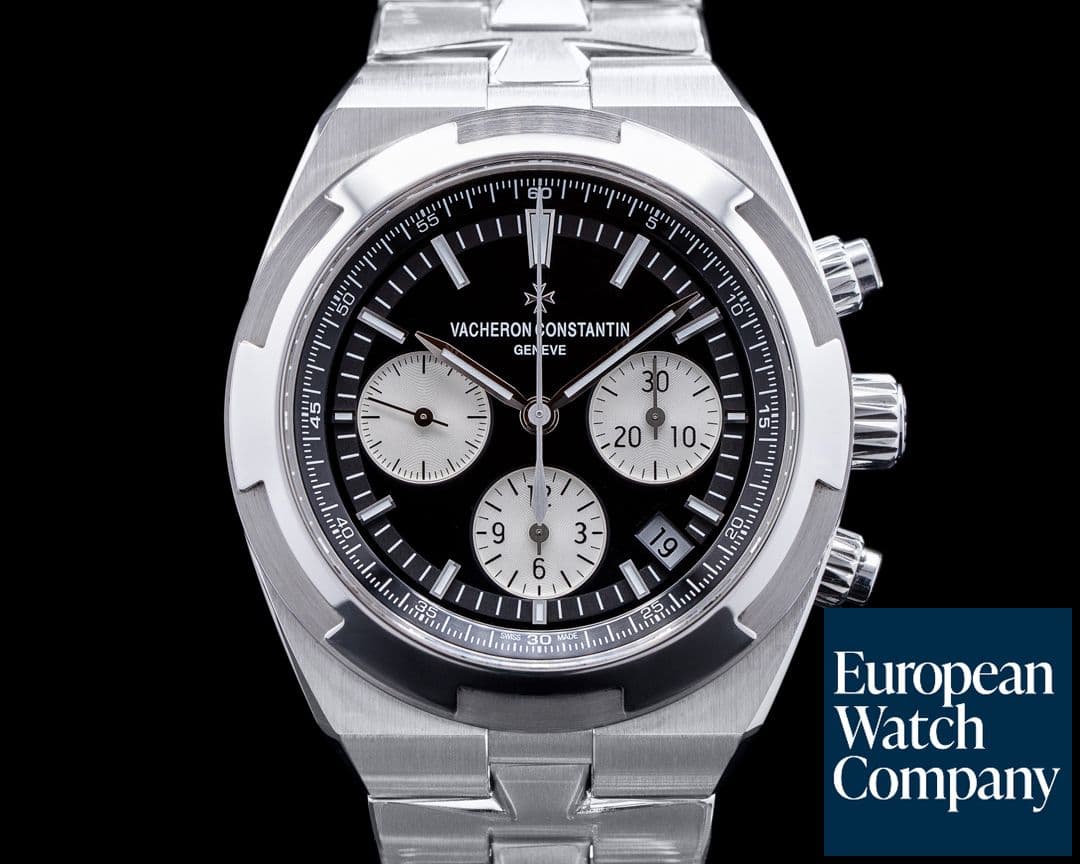 Image of Vacheron Constantin Overseas 5500V/110A Chronograph Black Panda Dial SS / SS
