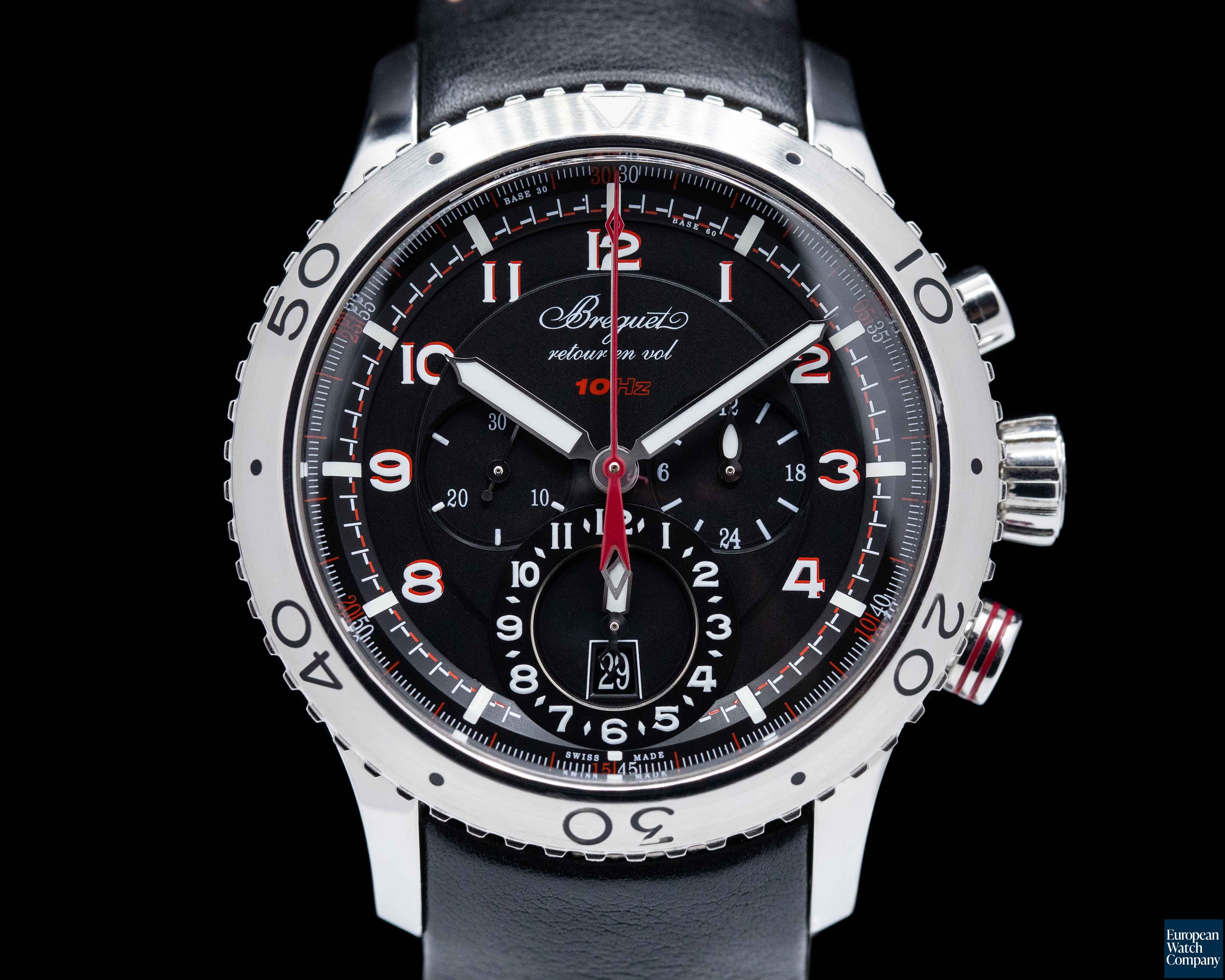 Image of Breguet Type XXII Flyback SS / Strap  