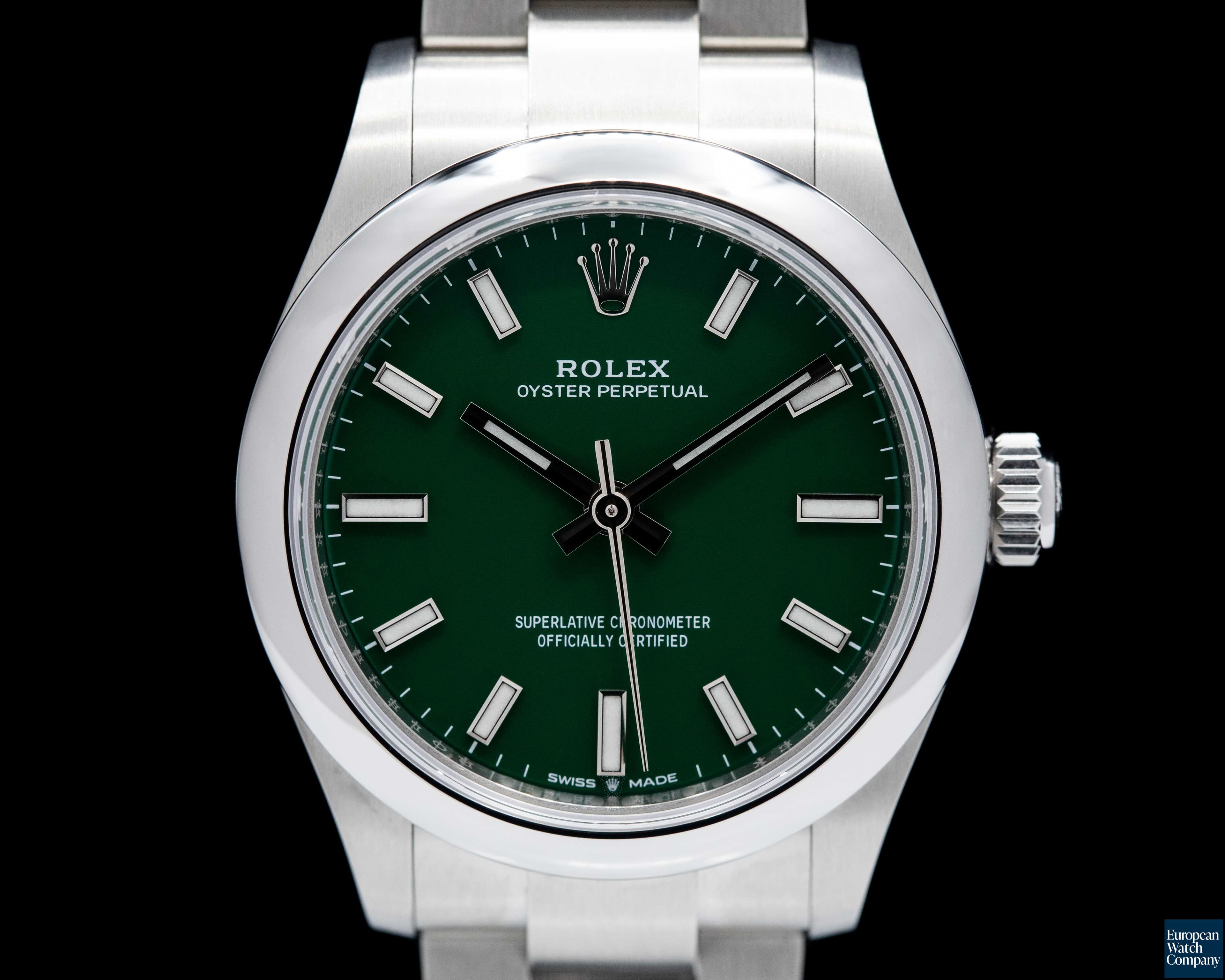 Image of Rolex Oyster Perpetual 277200-0006 31mm SS / Green Dial UNWORN