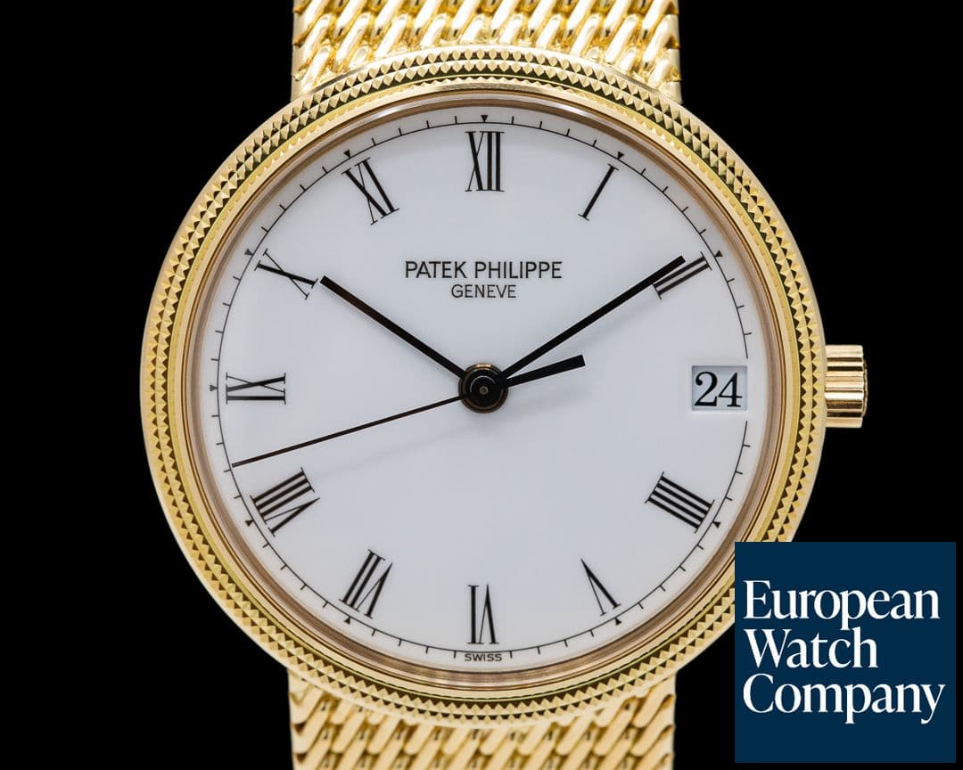 Image of Patek Philippe Calatrava 3802J 18K Yellow Gold Automatic + Bracelet