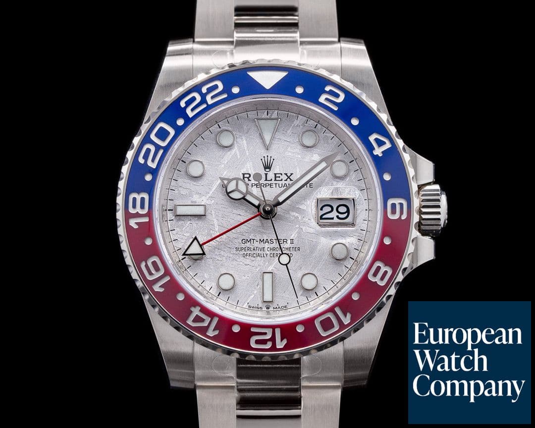 Image of Rolex GMT Master II 126719 Meteorite Ceramic "Pepsi" 18K 2021 UNWORN