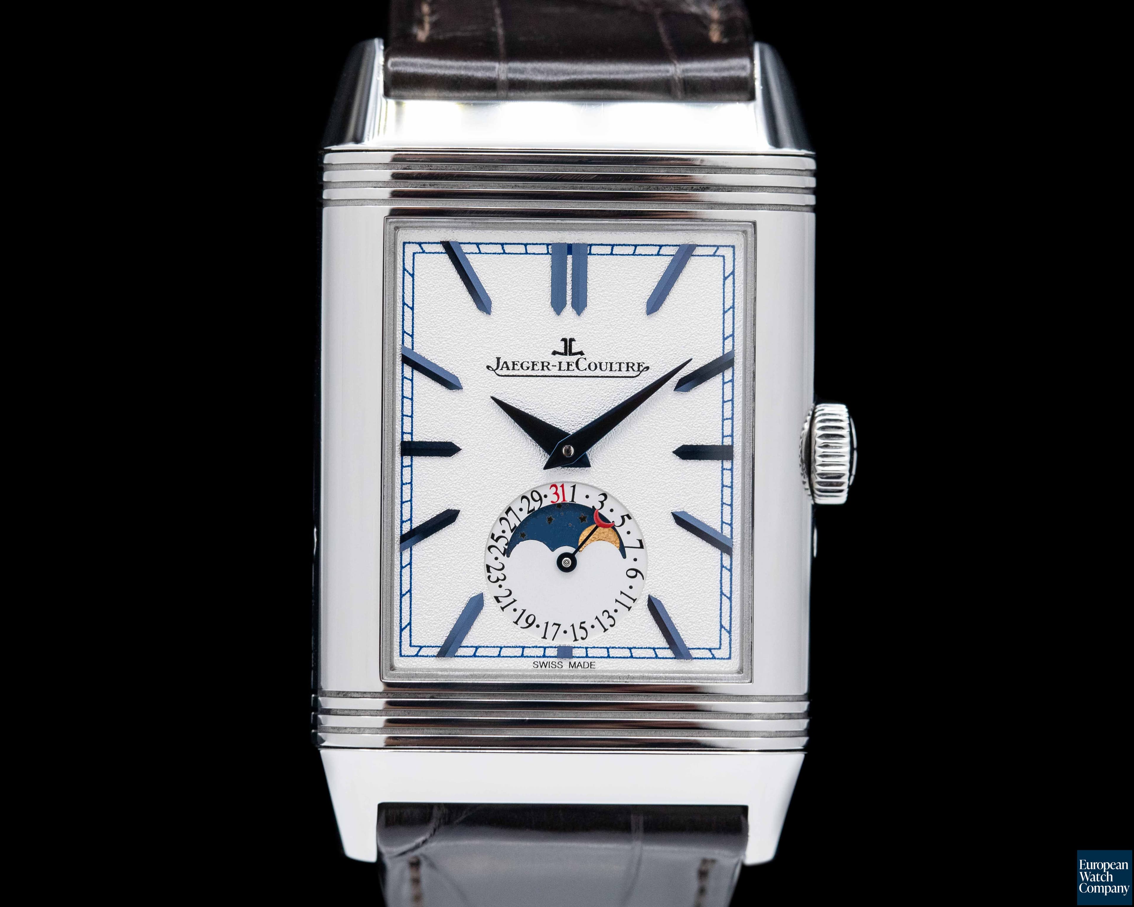 Image of Jaeger LeCoultre Reverso Tribute Duo Moon SS