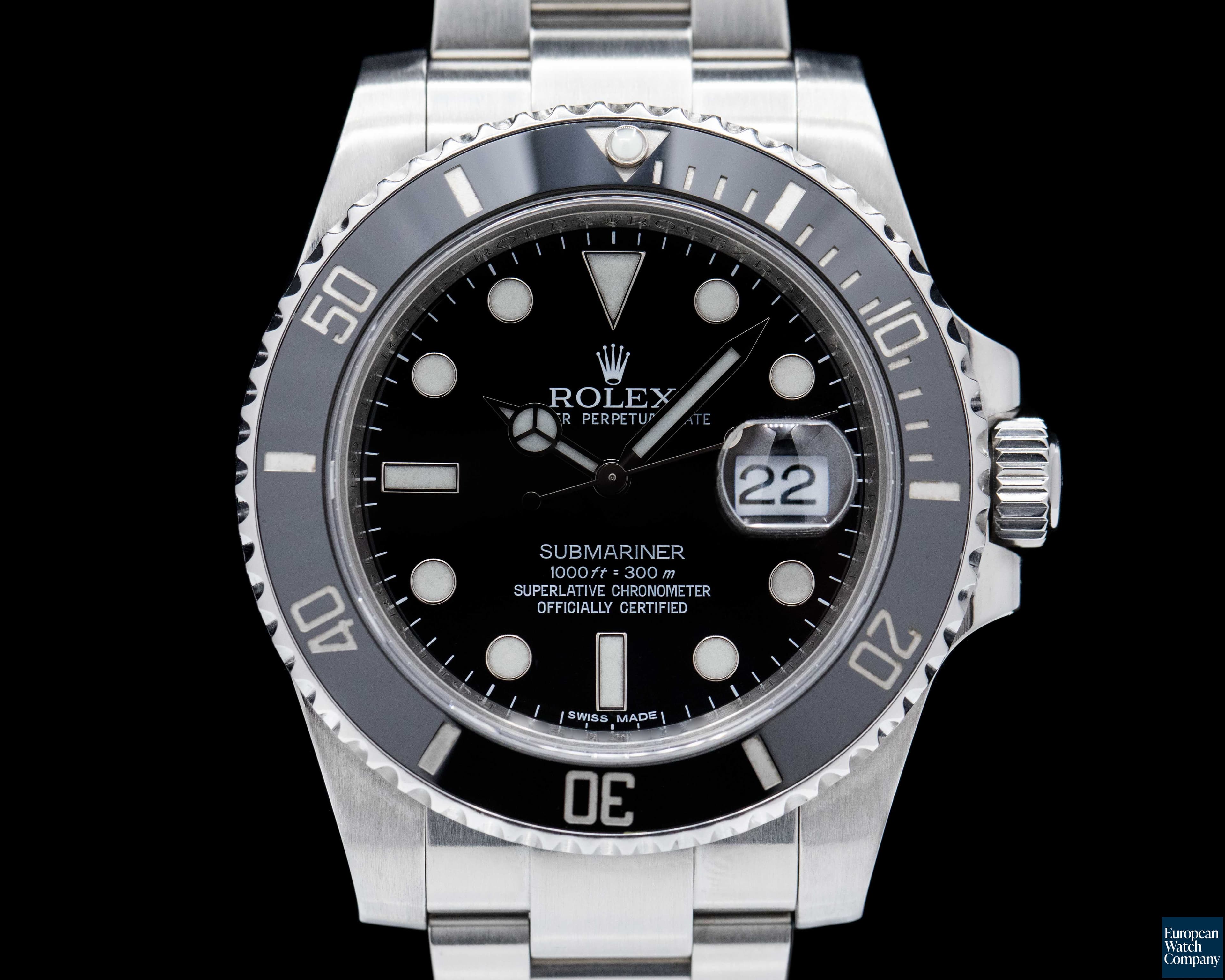 Image of Rolex Submariner 116610 Ceramic SS 