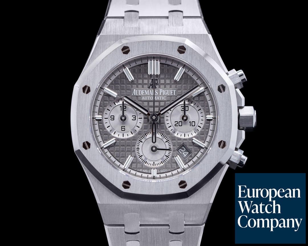 Image of Audemars Piguet Royal Oak Chronograph Ruthenium Dial SS 38MM 