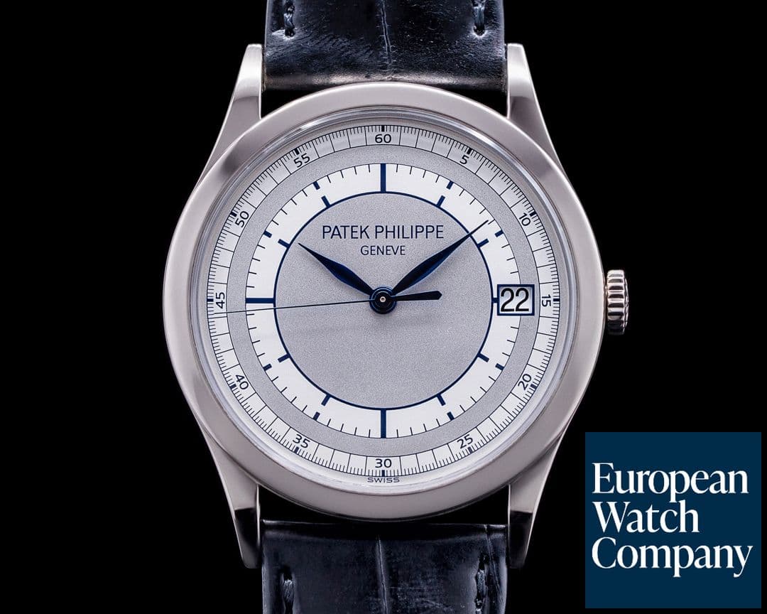 Image of Patek Philippe Calatrava 18K 5296G White Gold Sector Dial